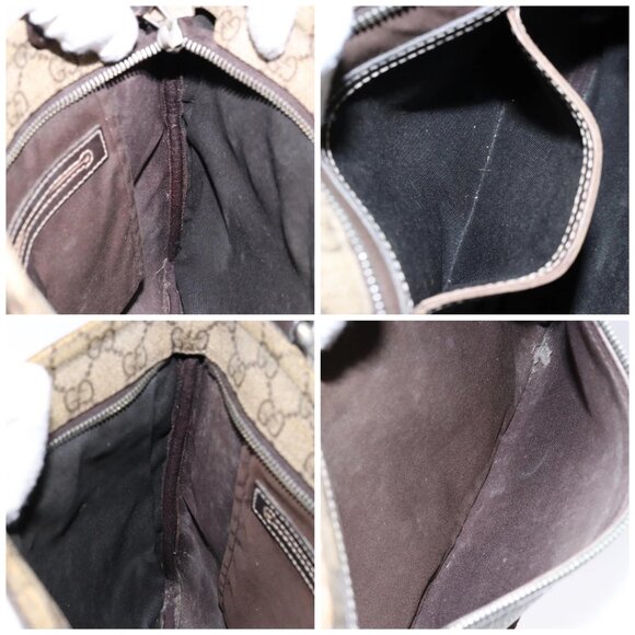 GUCCI GG Supreme Shoulder Bag PVC Beige Gold 295257 Auth 138218 - Picture 16 of 16